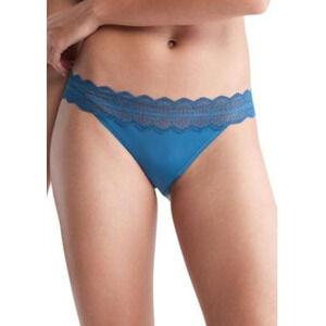 Calvin Klein Women Micro Scallop Lace Bikini Cha Midnight Size L